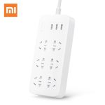 Xiaomi Mi Power Strip 6-Port Extension Socket with 3 USB Fast Charging (2.1A), 1.8m Cable, US/AU Plug Power Adapter CXB6-1QM