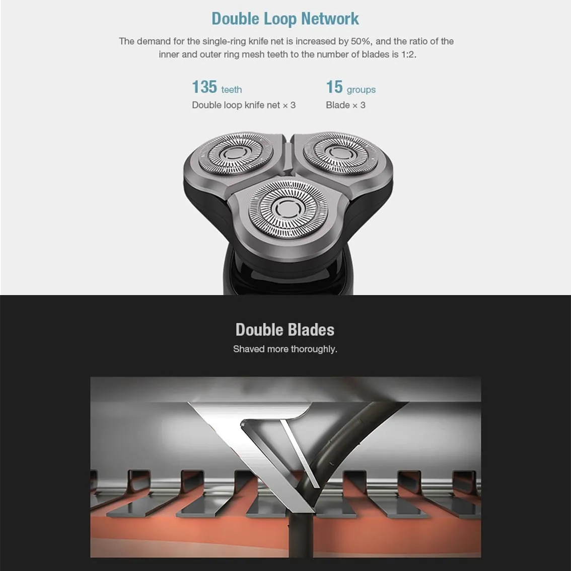 Xiaomi Mi S500 waterproof electric shaver