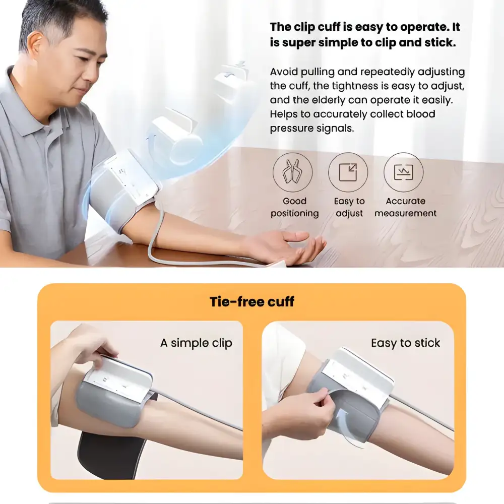 Xiaomi Mijia BPX1 smart BP monitor large 3.7 inch display