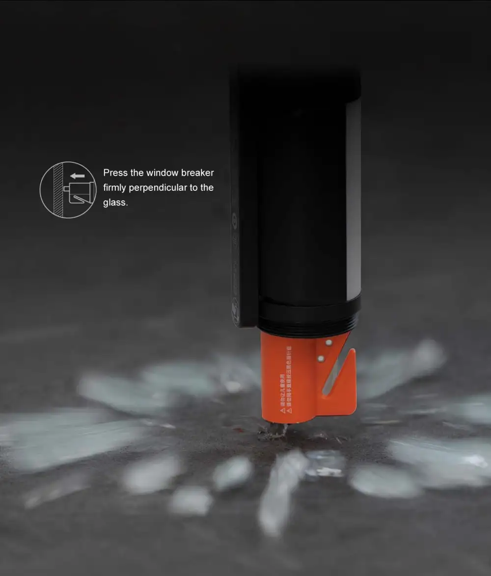 Xiaomi Mijia flashlight 3100mAh battery long runtime emergency light