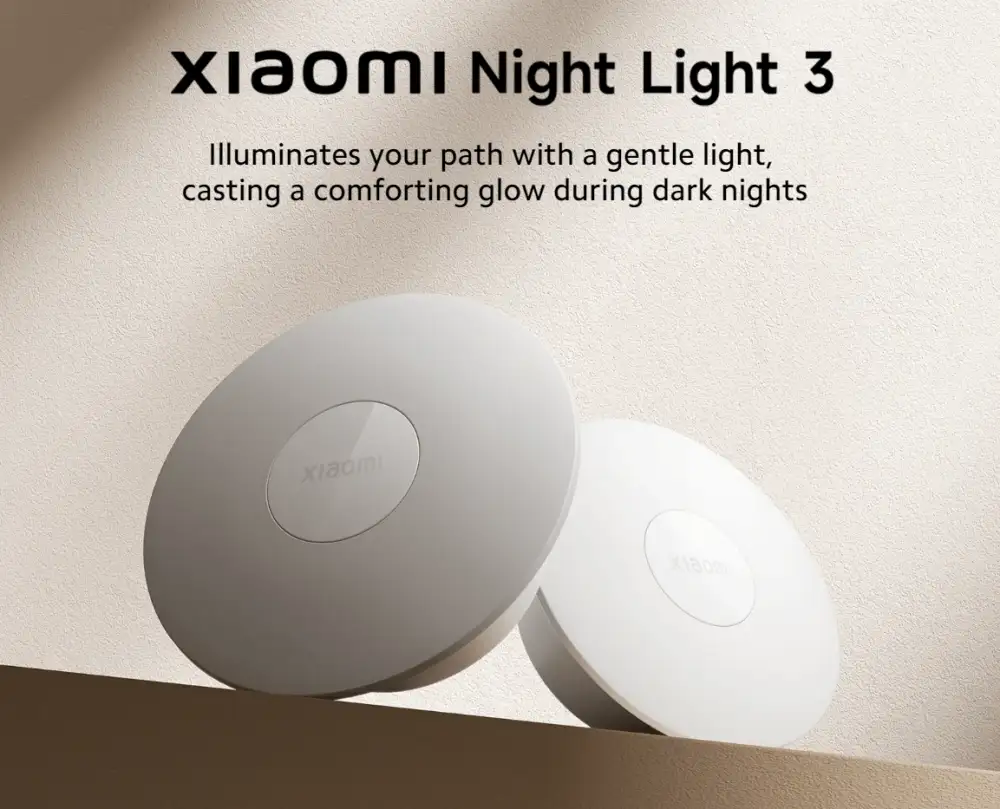 Xiaomi Mijia Night Light 3 rechargeable motion sensor lamp with adjustable brightness