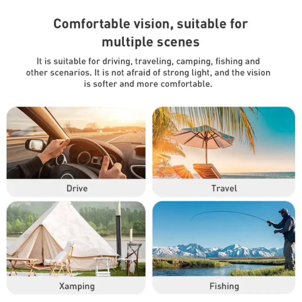 Xiaomi Mijia Polarized Sunglasses MSG05GL secure fit with anti-slip silicone temples