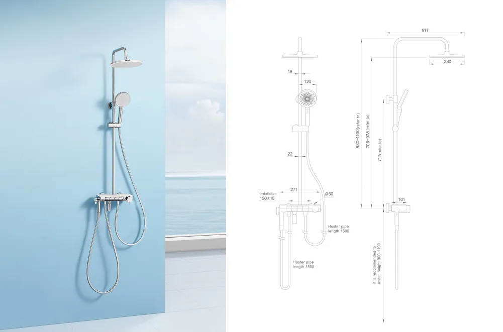 Xiaomi Mijia S1 Temperature Controlled Shower with stepless temperature adjustment