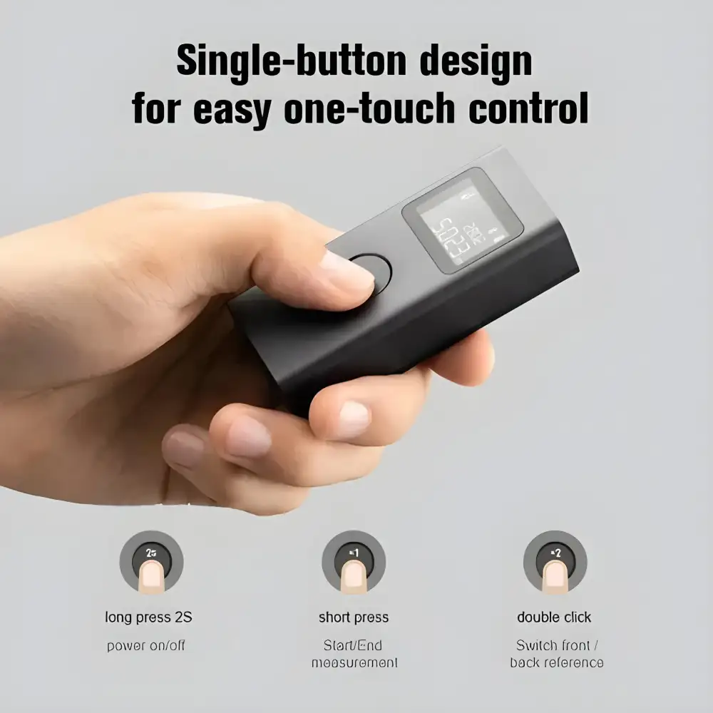Xiaomi Mi Smart Laser Measure with 1.23-inch LCD screen and Bluetooth connectivity