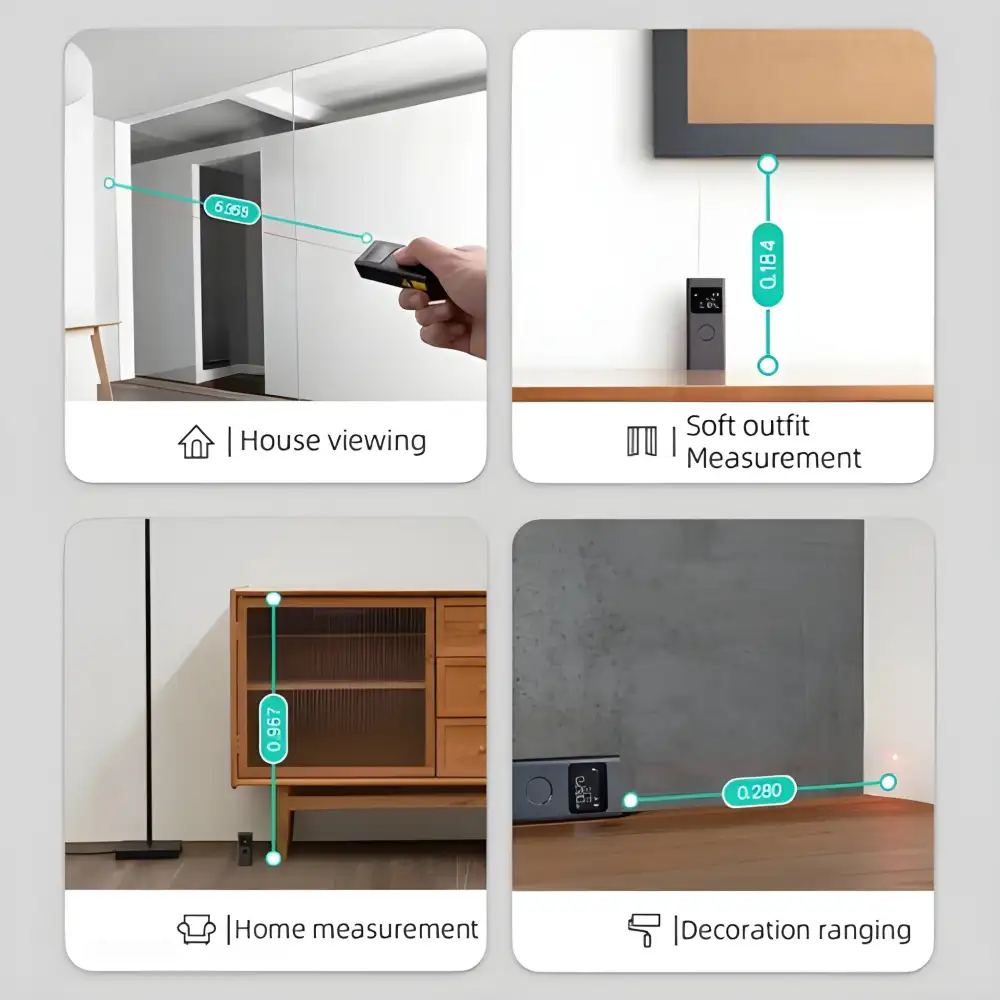 Xiaomi Mi Smart Laser Measure compact and lightweight 60g design