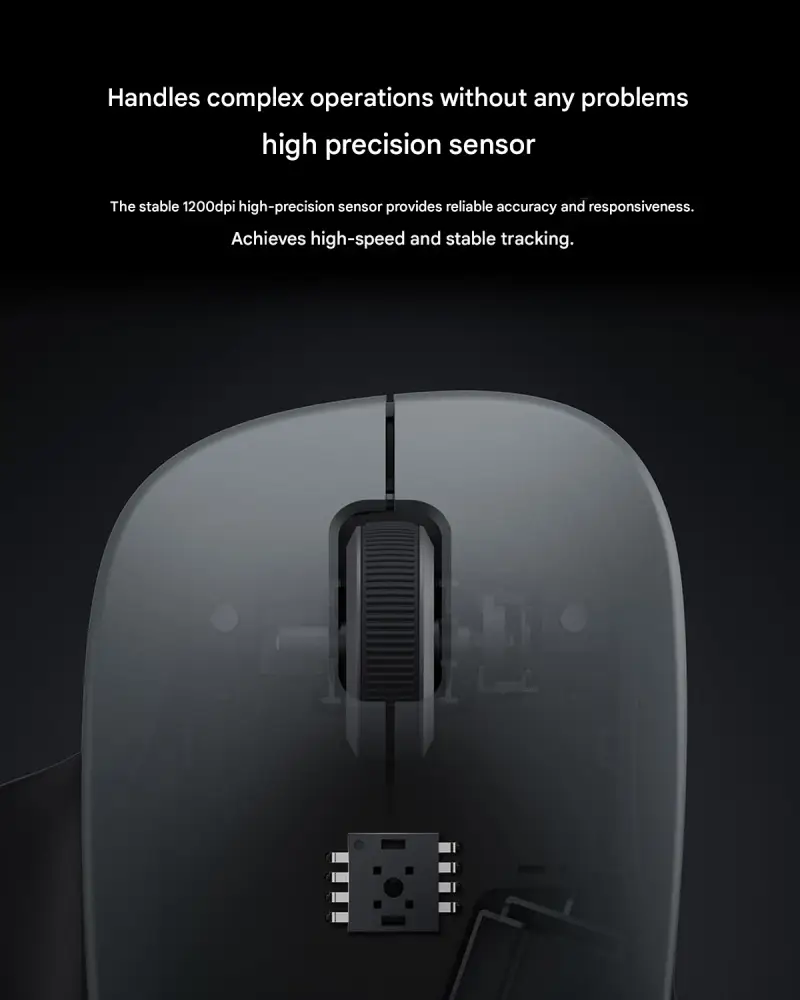 Xiaomi Wireless Mouse Comfort Edition 1200DPI high-precision sensor