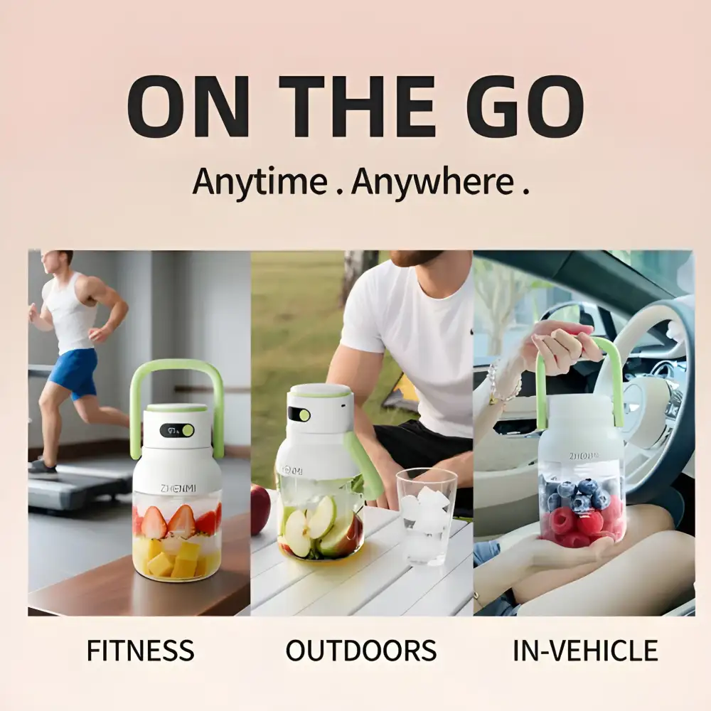 Zhenmi J15 Portable Juicer Blender USB rechargeable for home and travel