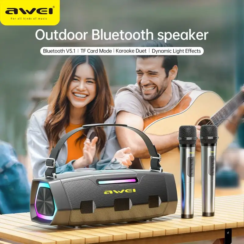 Awei Wireless Bluetooth Speaker KT28 with dual microphones