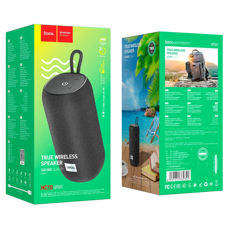 Hoco Sonar HC10 Compact Portable Speaker with 5W Audio Output