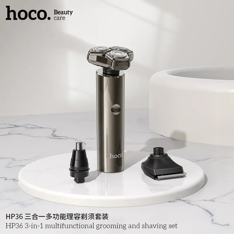 HOCO Electric Shaver HP36 3-in-1 grooming kit for men
