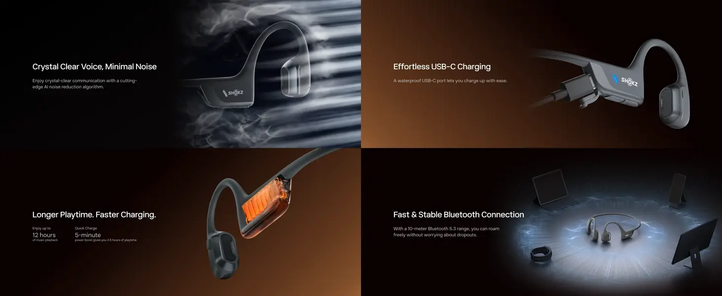 SHOKZ OpenRun Pro 2 lightweight titanium frame design