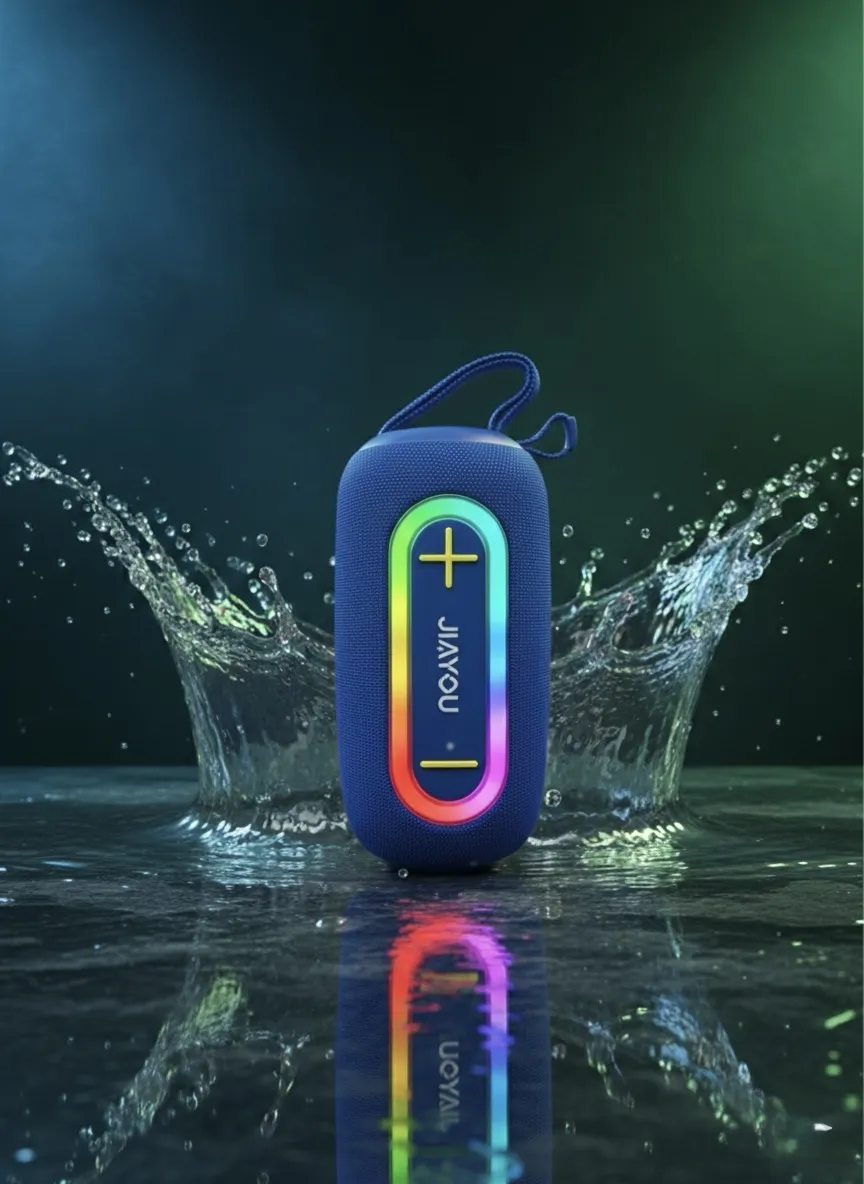 JIAYOU Portable Speaker Sonic 6 wireless 16W mini speaker with long-lasting battery and USB-C charging