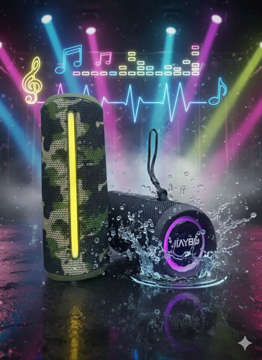 JIAYOU Portable Speaker Sonic 7 Compact High-Power Audio