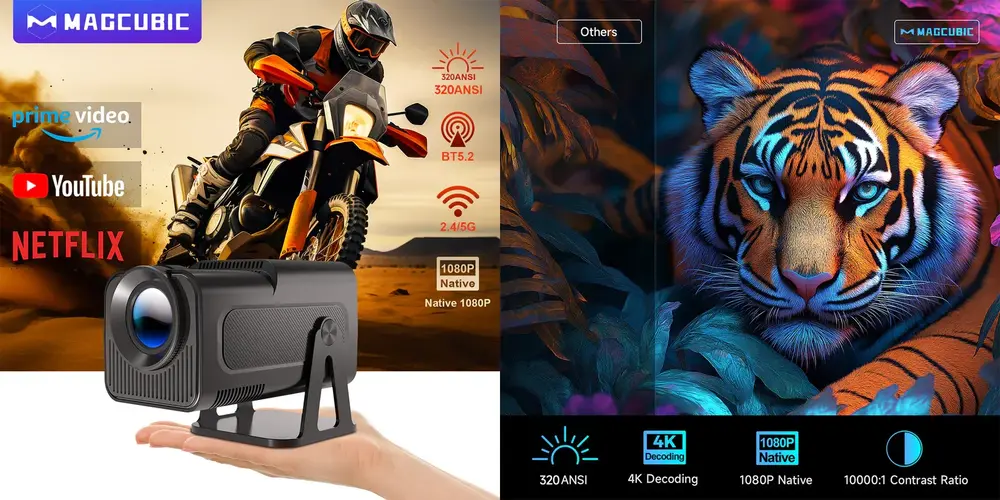 Magcubic Android Projector HY320 1080p wireless smart device