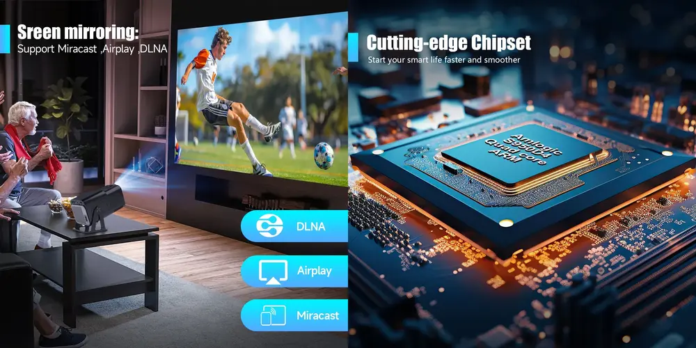 Magcubic 4K Smart Android Projector HY320 for gaming and movies