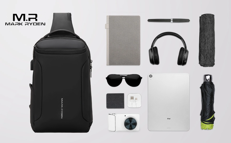 Mark Ryden Mini Compacto Pro MR7069 stylish sling backpack with anti-theft pocket and tablet storage