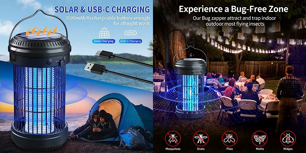Xiaomi Qualitell Electric Mosquito Zapper D6 eco-friendly solar bug zapper with fan suction