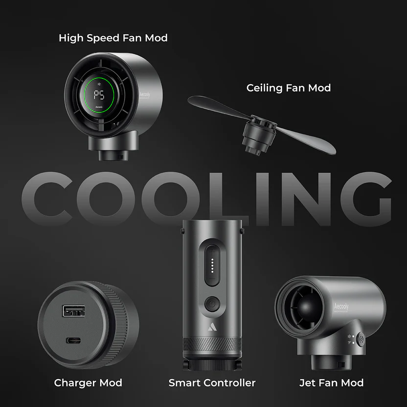 Aecooly CamperKit Cooling Pack waterproof IPX7 rechargeable fan for camping and hiking in Bangladesh