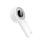 Hoco HX62 powerful handheld turbo fan with 6000mAh battery and dual air vents for strong portable cooling and long runtime performance