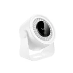 Hoco HX66 high airflow desktop circulating fan with 3000mAh rechargeable battery and digital display for smart cooling performance