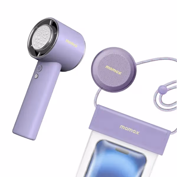 Momax Soda Pop Wear the Fresh Pack complete summer gadget bundle with cooling fan speaker and waterproof phone bag in Bangladesh
