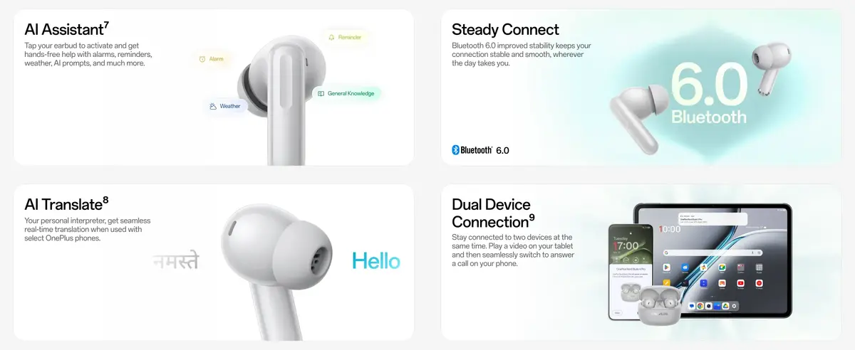 OnePlus Nord Buds 4 Pro spatial audio for gaming movies and immersive surround sound experience