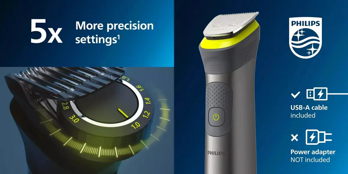 Philips All-in-One Trimmer MG7940/75 Series 7000 with 14 tools for complete men grooming kit at home