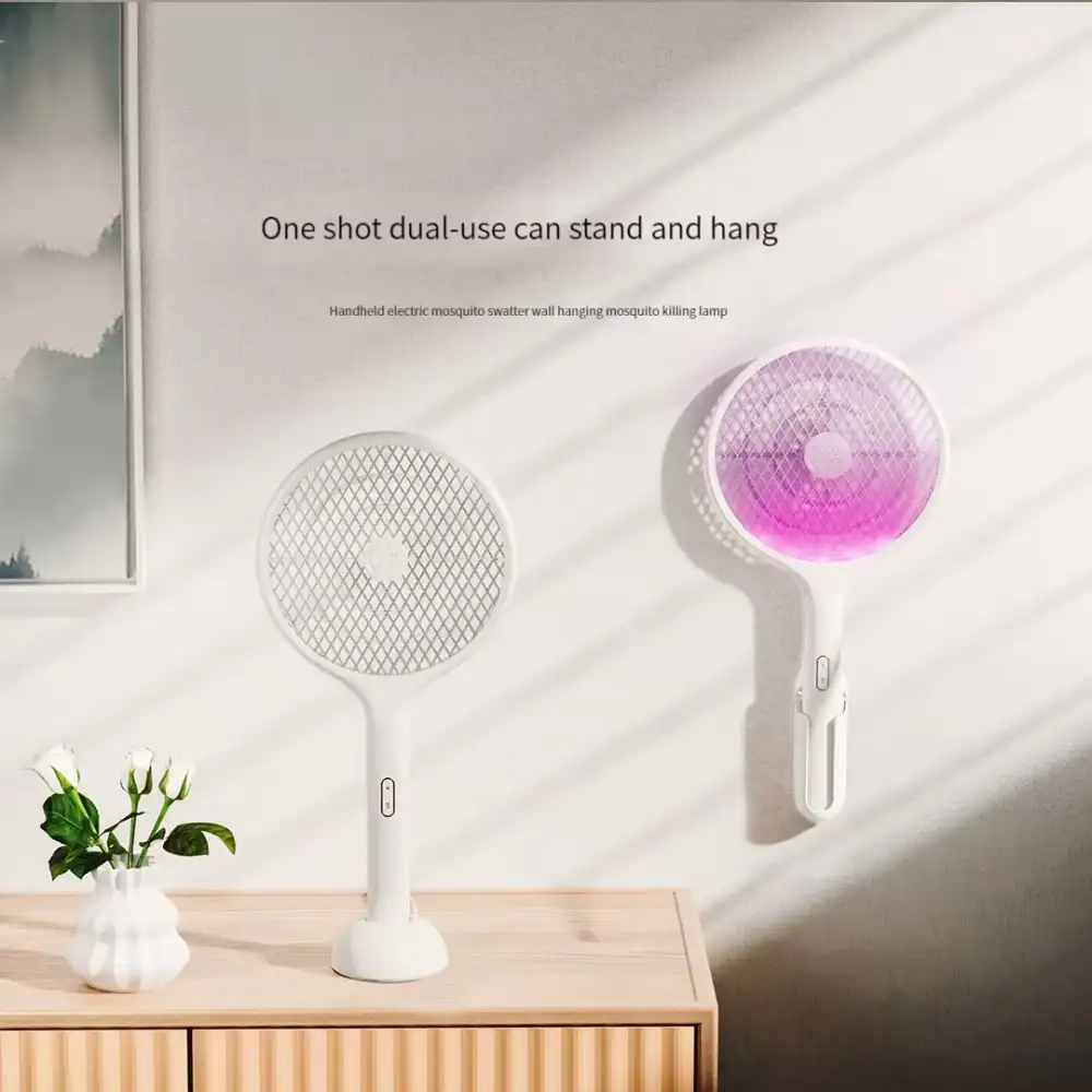 Qualitell Mosquito Killer E2 powerful bug zapper with 2 in 1 swatter and lamp function for indoor outdoor use