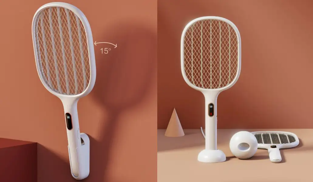 Xiaomi Qualitell S1 rechargeable mosquito swatter with Type-C charging and long battery backup