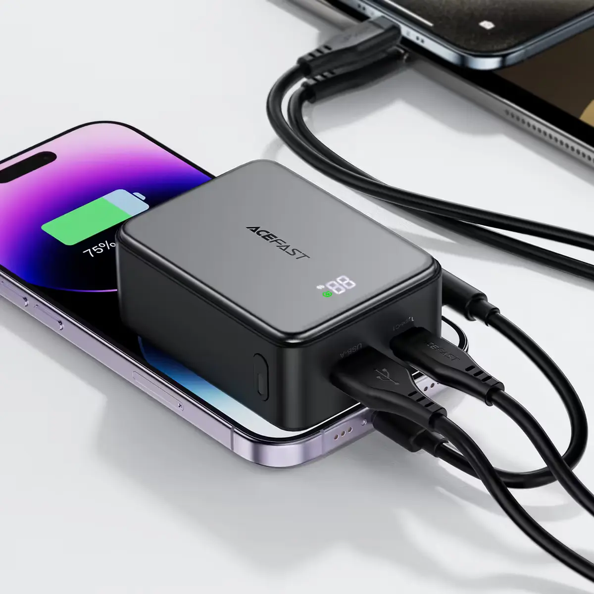 ACEFAST 10000mAh Power Bank portable charger for smartphones tablets and daily travel use