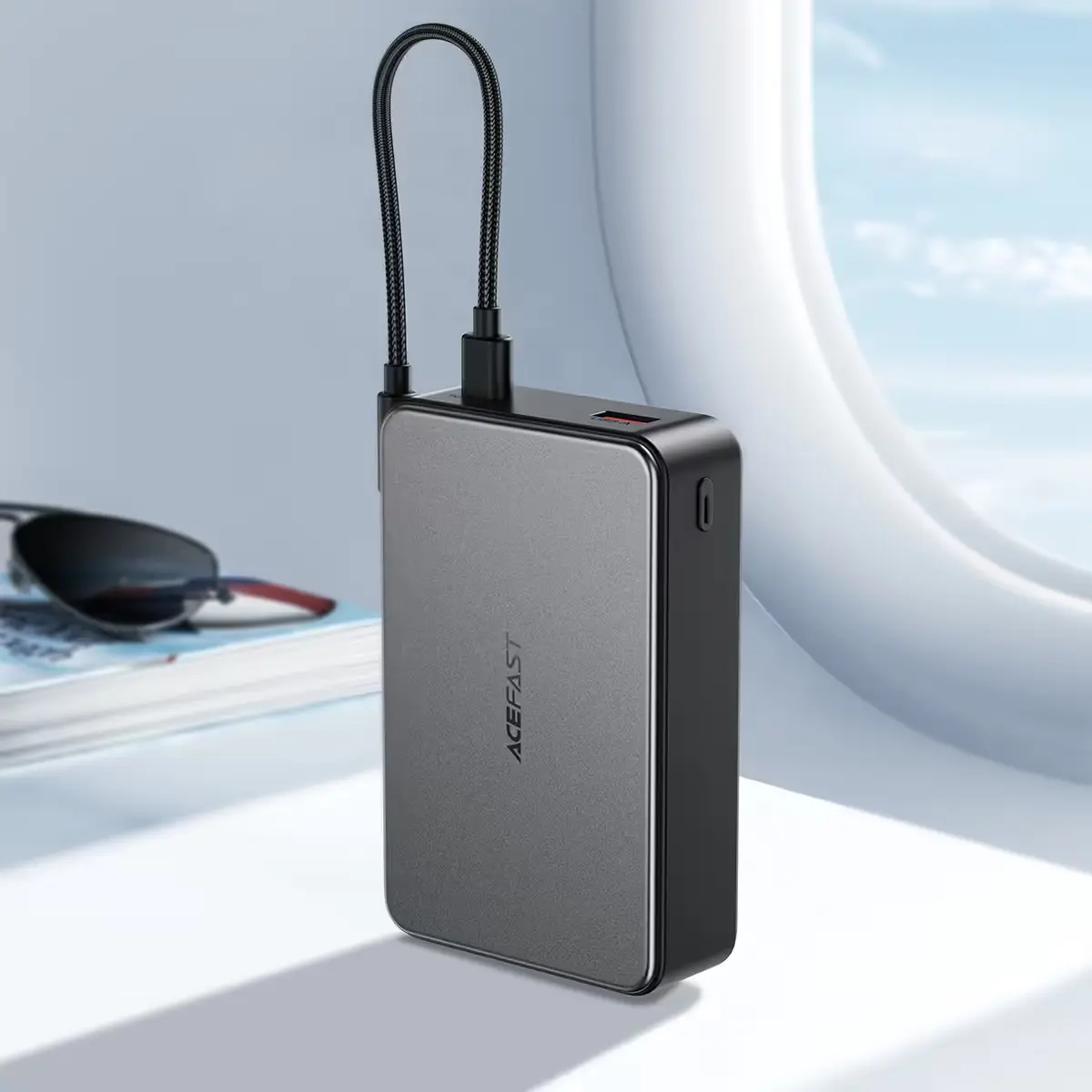 22.5W Power Bank compact portable charger for iPhone Android tablet and gadgets