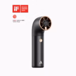 turbo handheld fan with high speed turbine motor and long lasting rechargeable battery performance