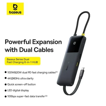 10Gbps USB-C Multiport Adapter with fast data transfer and multiple device connection support