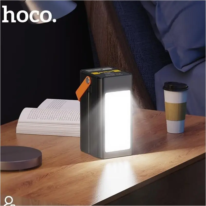 Hoco MMJ-21 100000mAh heavy duty power bank with multiple USB ports for travel and emergency use