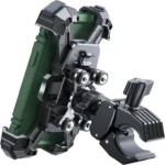 JOYROOM JR-ZS598 motorcycle phone mount JR-ZS598 securely holding smartphone on bike handlebar