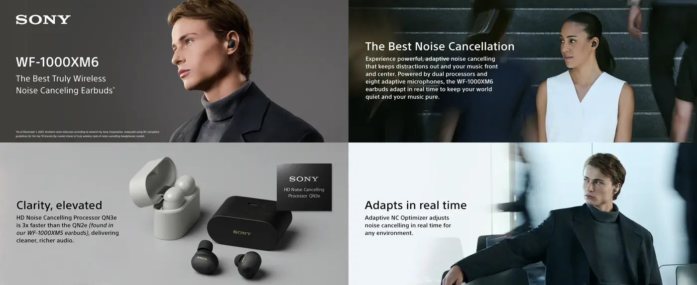 Best Noise Cancelling Earbuds 2026 for immersive music and travel listening