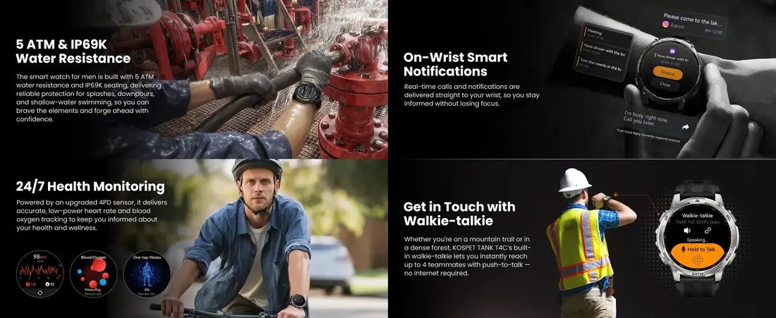 Rugged Smartwatch Bangladesh premium outdoor smartwatch with military grade durability