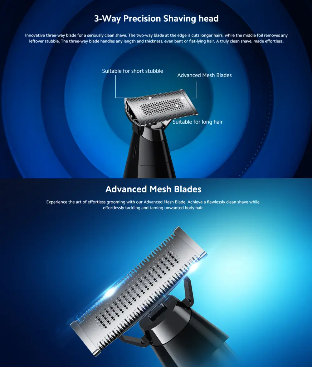 Xiaomi UniBlade Trimmer premium grooming tool with ergonomic design and Type-C charging