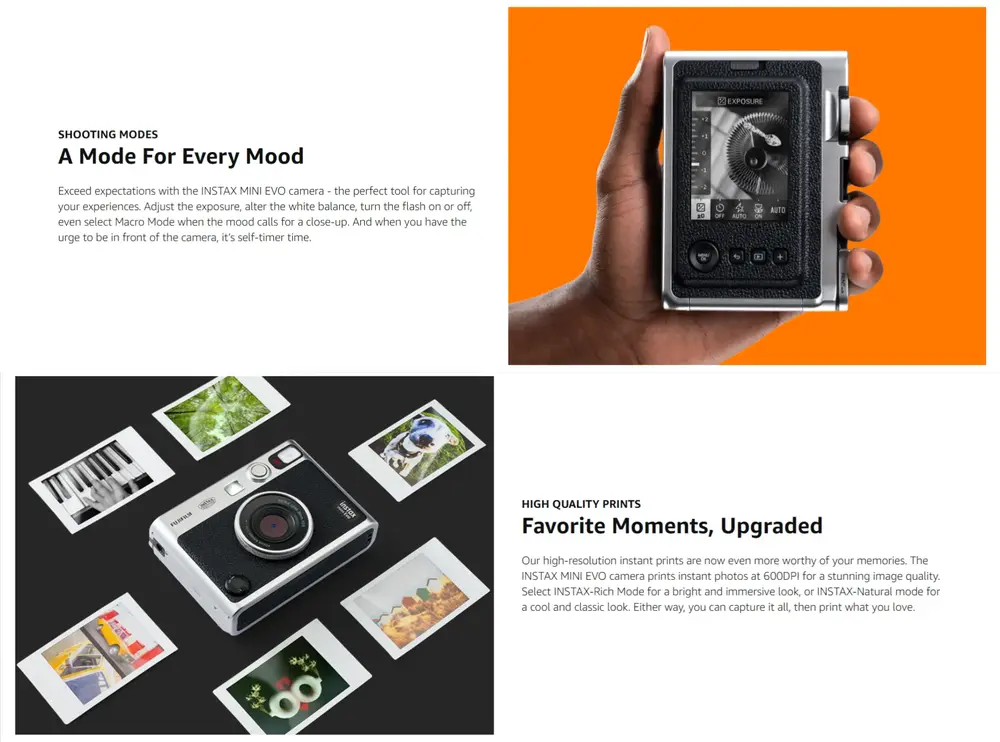 FUJIFILM Instax Mini EVO Price in Bangladesh with premium hybrid instant photography and smartphone connectivity