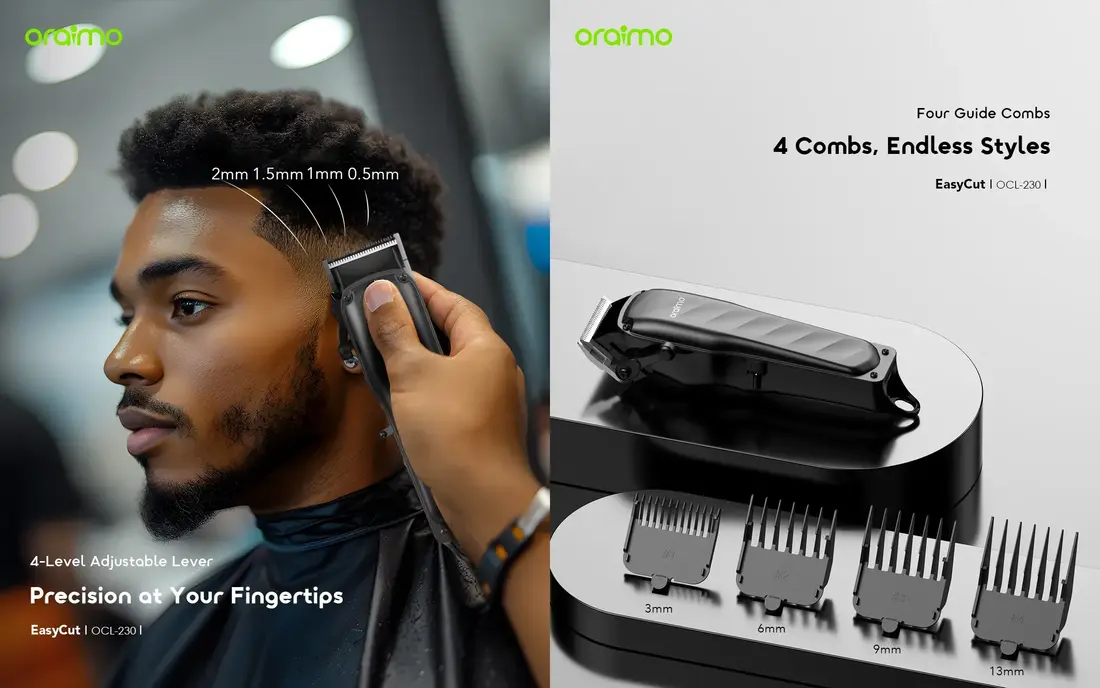 Best Hair Clipper in Bangladesh with stainless steel blades and adjustable taper lever