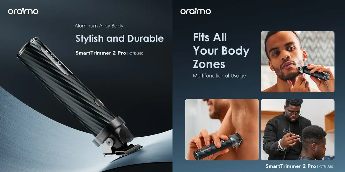 Best Beard Trimmer in Bangladesh with self-sharpening ceramic blades and digital LED display