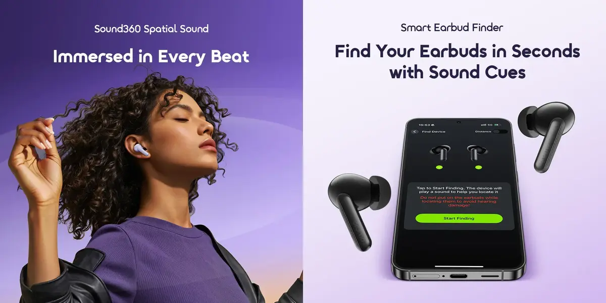Best Budget Wireless Earbuds in Bangladesh with 10mm dynamic drivers, Bluetooth 5.4, and IPX4 water resistance