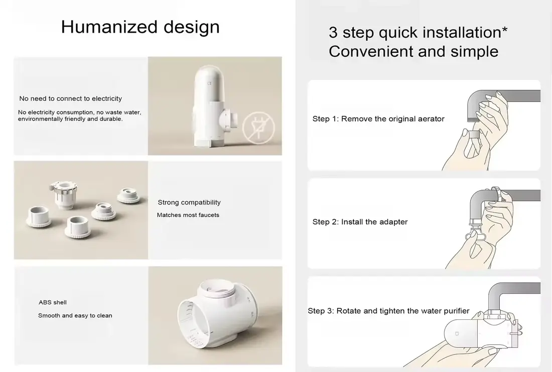 Xiaomi Faucet Water Purifier Price in BD for MJLTJSQDB01 kitchen water purifier